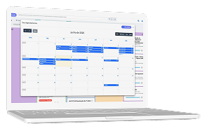 Tela de Calendário da Plataforma
